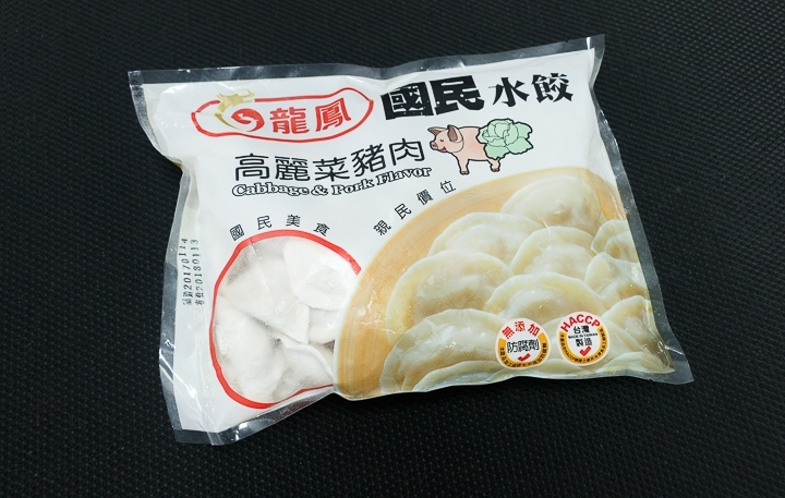 龍鳳國民豬肉高麗菜水餃商品照片