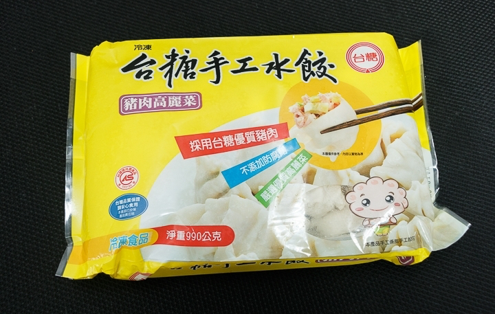 台糖手工水餃豬肉高麗菜商品照片
