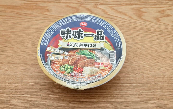 味味一品韓式辣牛肉麵商品照片