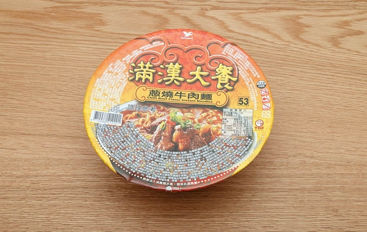 滿漢大餐蔥燒牛肉麵商品照片