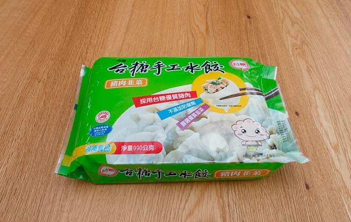 台糖手工豬肉韭菜水餃商品照片