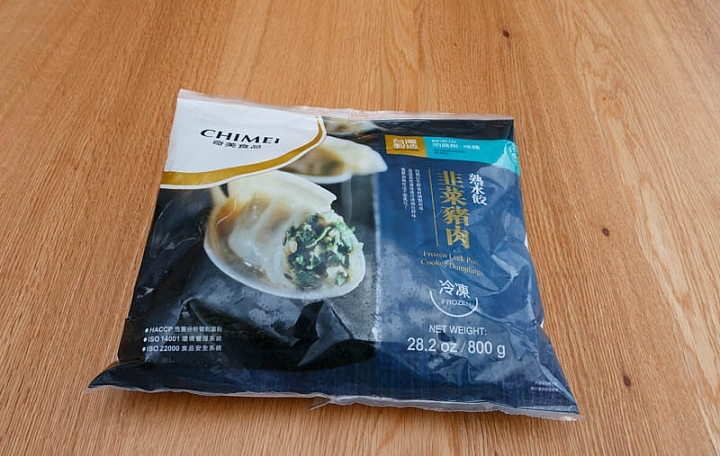 奇美韭菜豬肉熟水餃商品照片