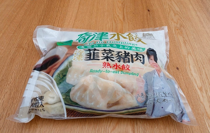 奇津韭菜豬肉熟水餃商品照片