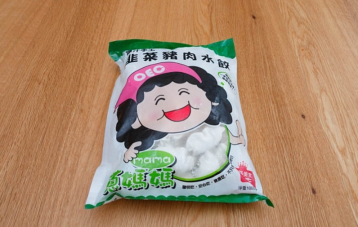 蔥媽媽爆汁韭菜豬肉水餃商品照片