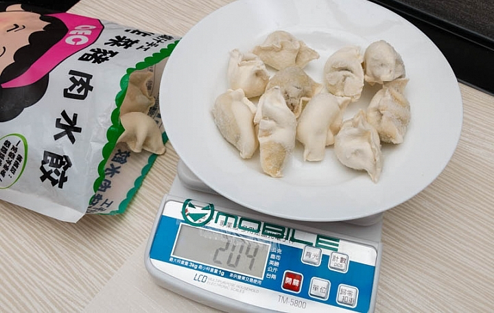 蔥媽媽爆汁韭菜豬肉水餃商品照片,相簿第 3 張