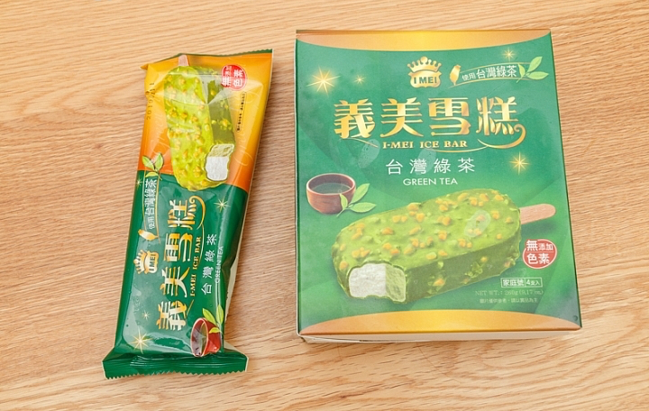 義美台灣綠茶雪糕商品照片