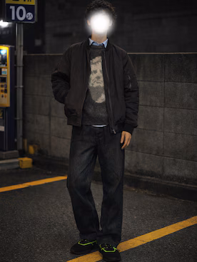 日本 WEAR City Boy 實穿中的外層層次參考;針織厚度與洗護方式需查看商品標示。