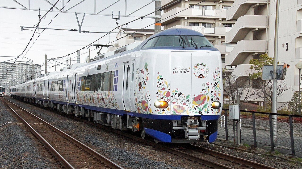 JR 西日本 271 系特急列車遙號，代表前往關西機場的機場聯絡列車