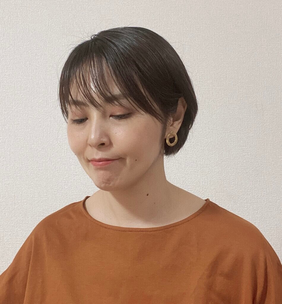 LEE 迷你鮑伯案例的透薄瀏海正面效果