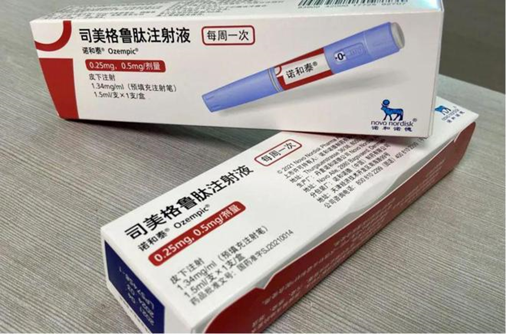 中國大陸諾和泰 Ozempic 中文標示外盒