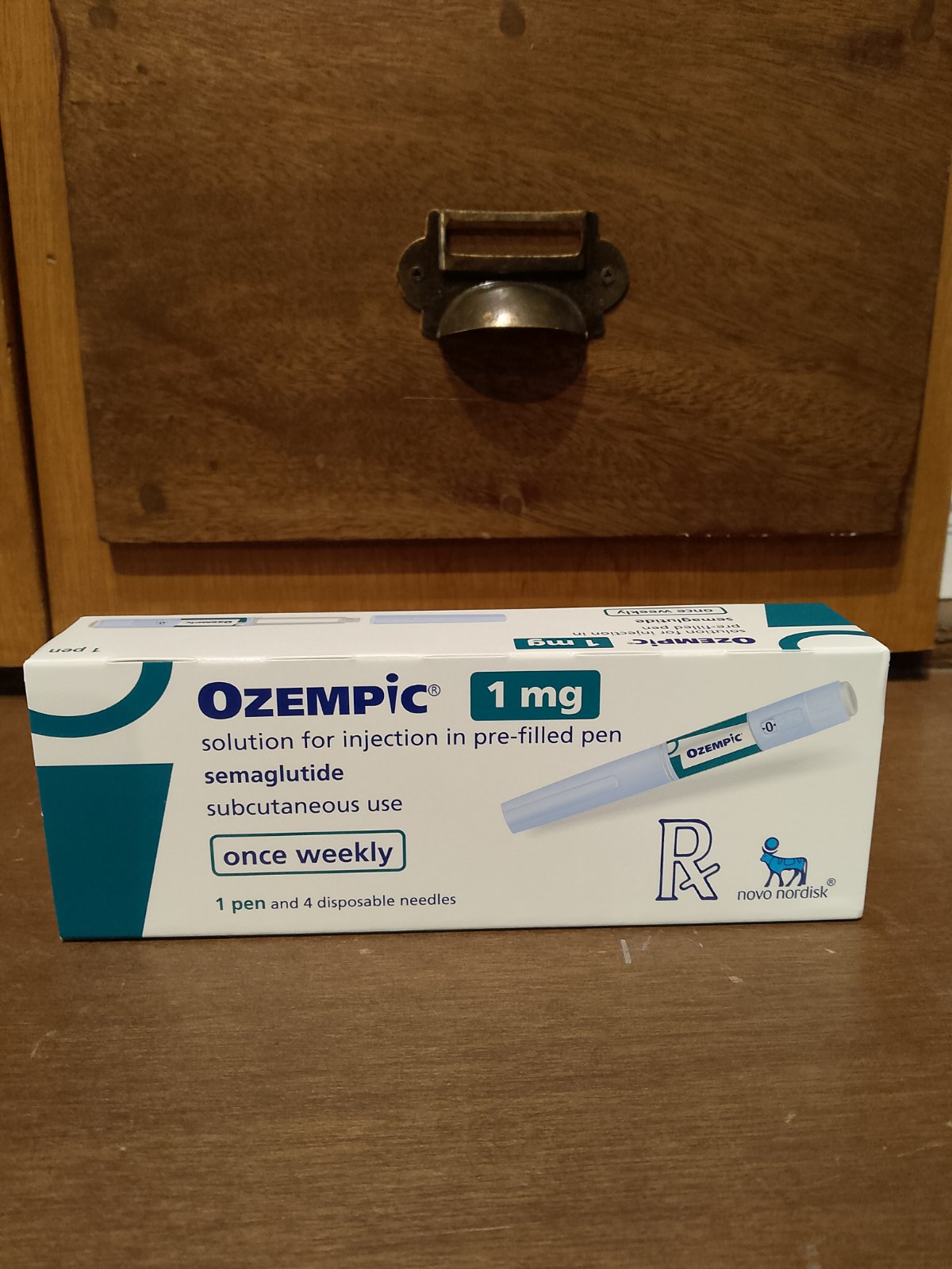 菲律賓藥房商品頁刊載的 Ozempic 1 mg 外盒實拍