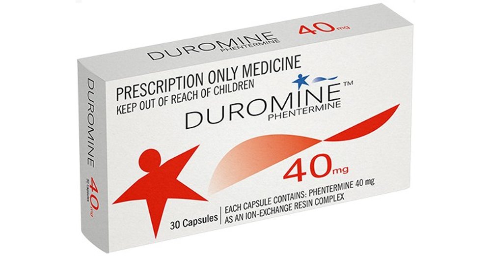 澳洲 Duromine 40 mg 外盒