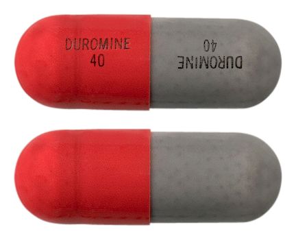 澳洲 Duromine 40 mg 膠囊外觀