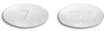 MIMS Thailand 藥品辨識資料中的 Rybelsus 7 mg 錠劑正反面