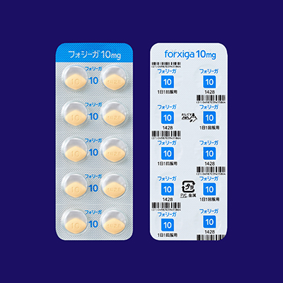 日本 Forxiga 10 mg PTP 與錠劑