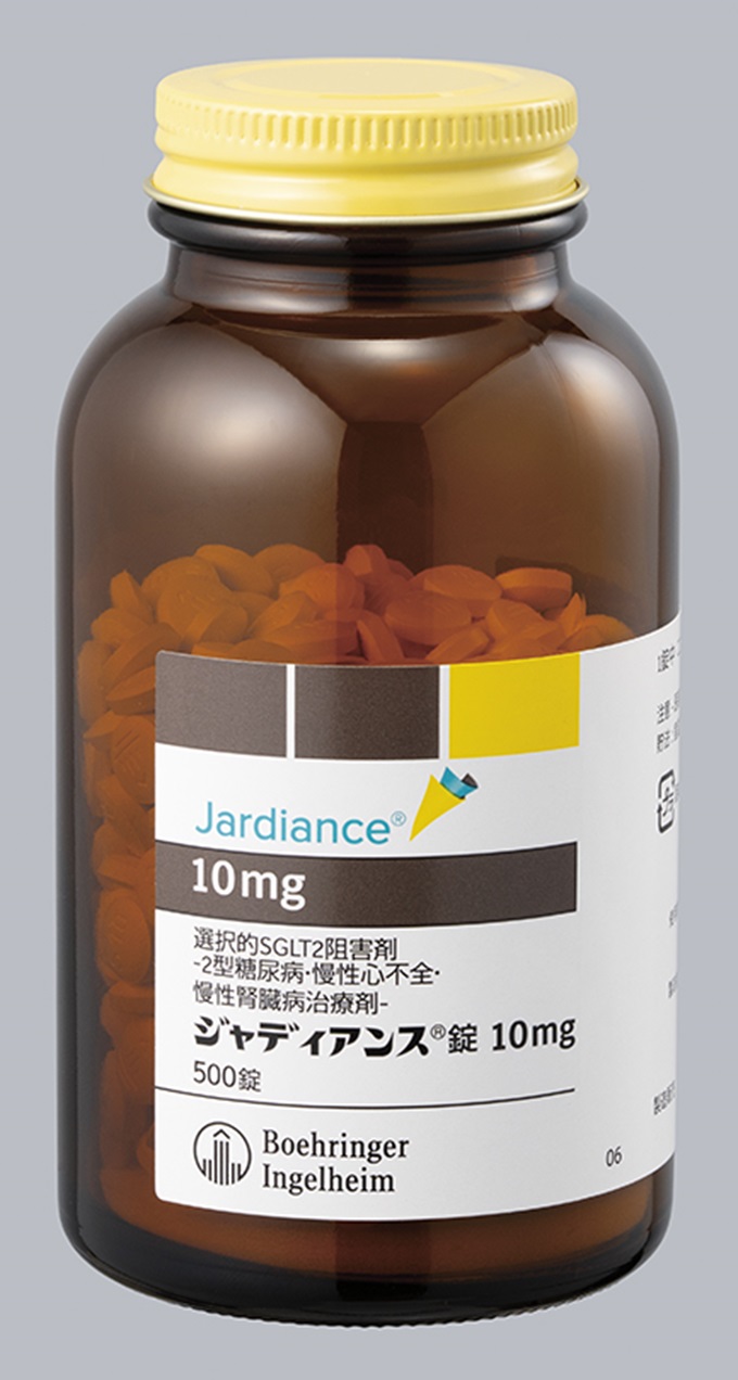 日本 Jardiance 10 mg 500 錠瓶裝產品照片