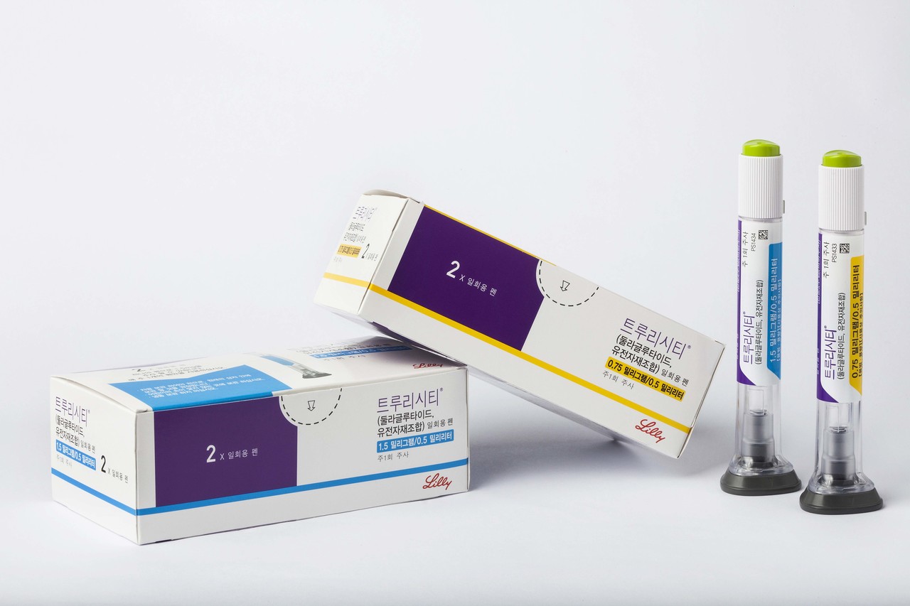 韓國 Trulicity 0.75 mg 與 1.5 mg 韓文外盒及單次注射筆