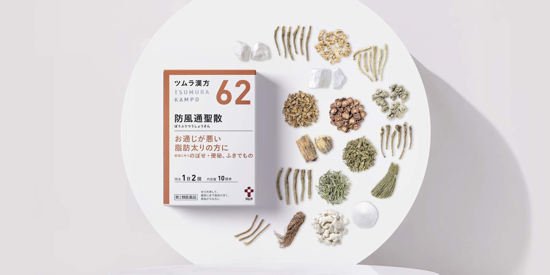 津村防風通聖散 No.62 日本外盒
