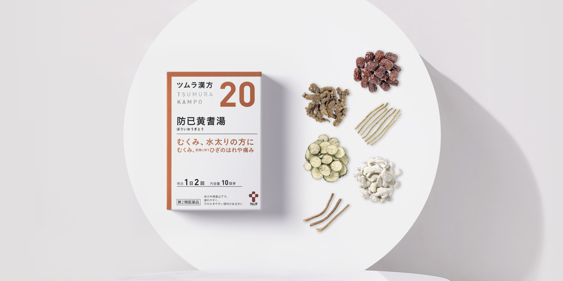 津村防己黃耆湯 No.20 日本外盒