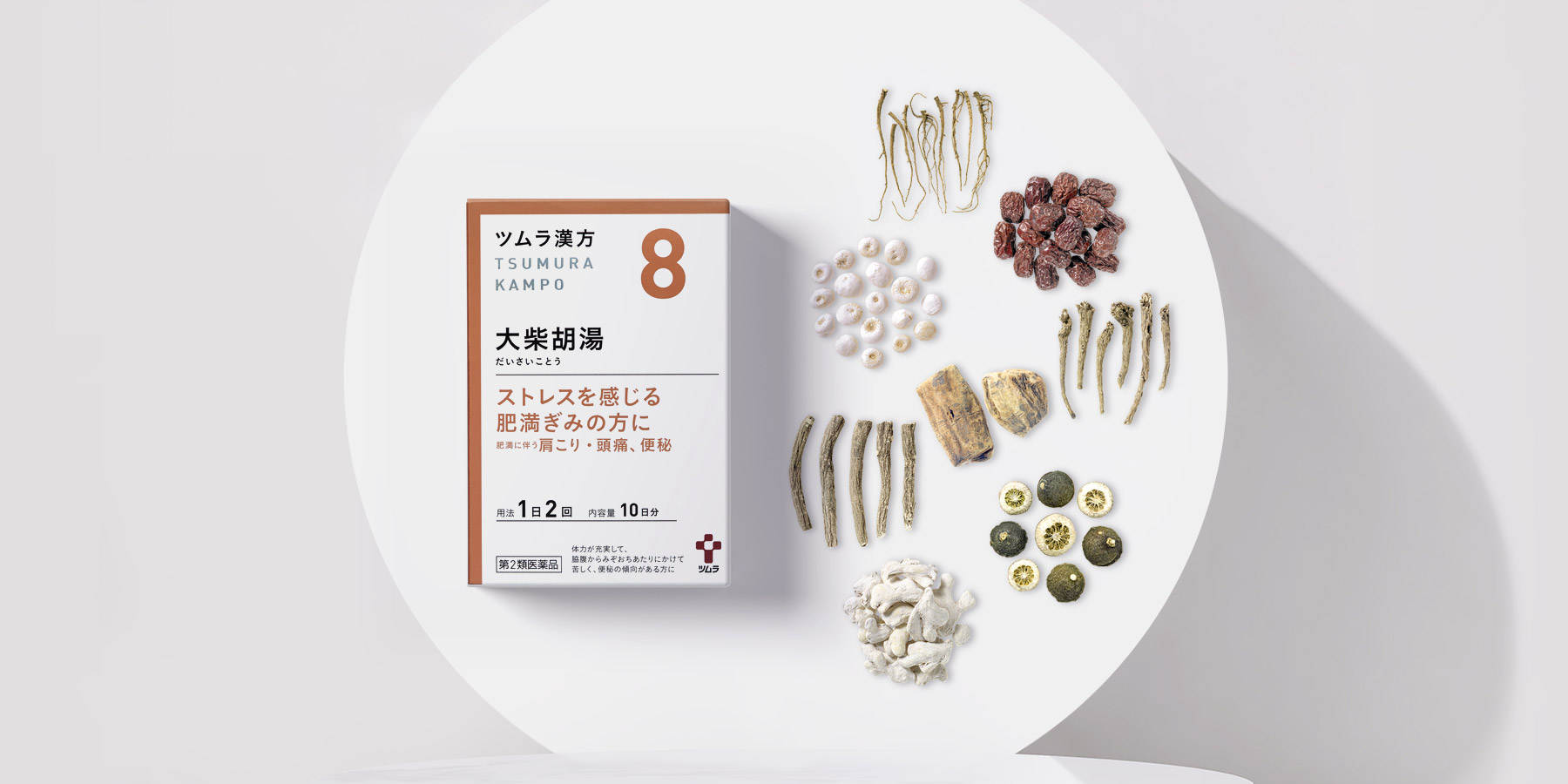 津村大柴胡湯 No.8 日本外盒