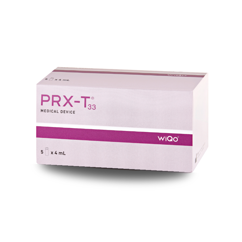 WiQo PRX-T33 原廠產品包裝,5 瓶 × 4 mL