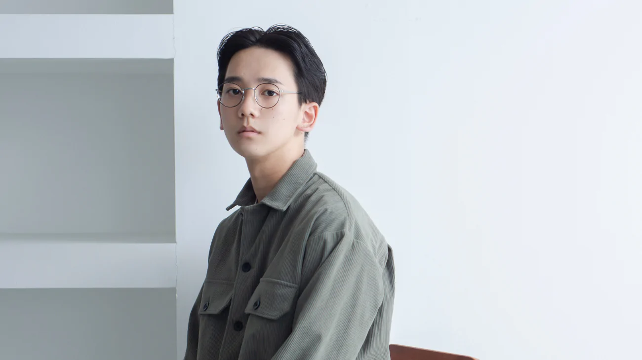 男士中分造型參考,原文以吹風機和離子夾調整瀏海及毛流