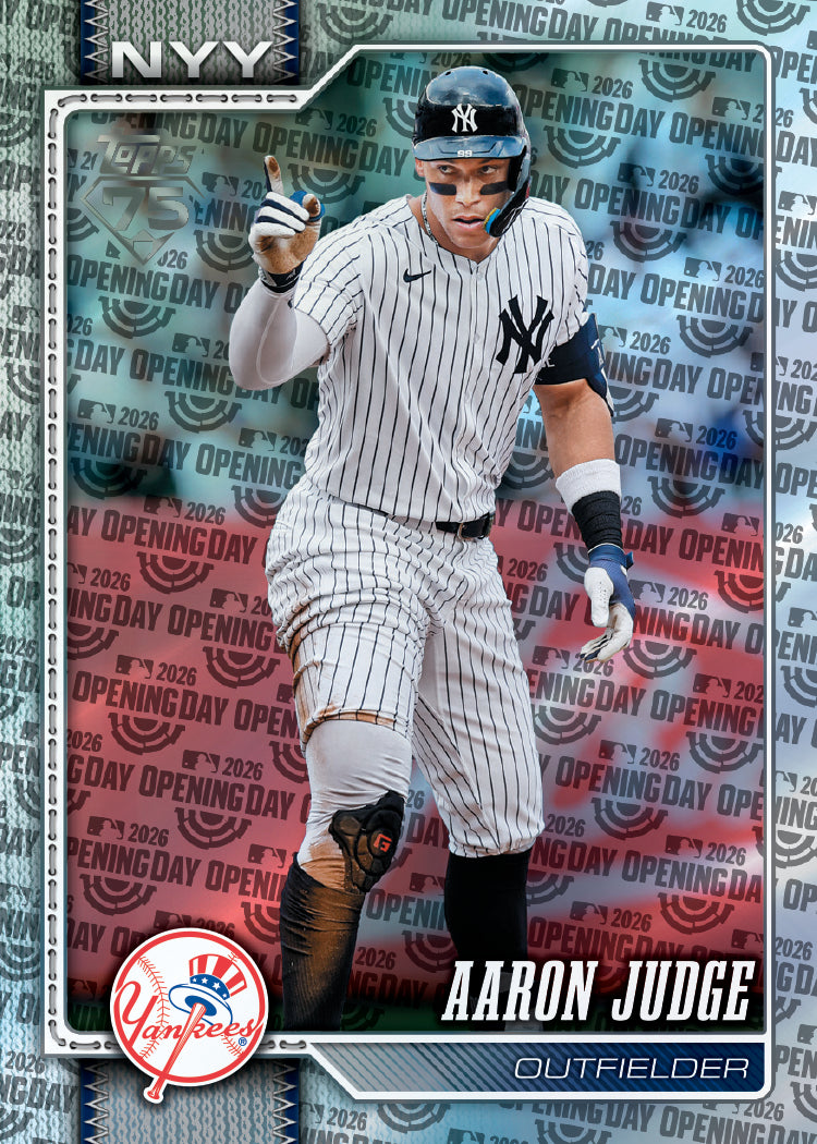 Topps 官方 2026 棒球卡圖片:Aaron Judge