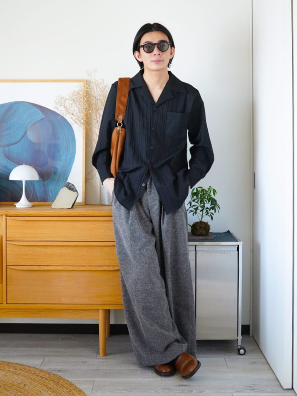 WEAR 日本男裝實穿,展示西裝褲的另一組搭配
