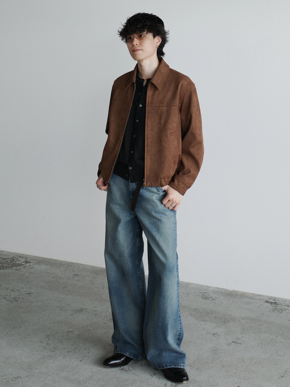 WEAR 日本男裝實穿，展示開襟針織衫的另一組搭配
