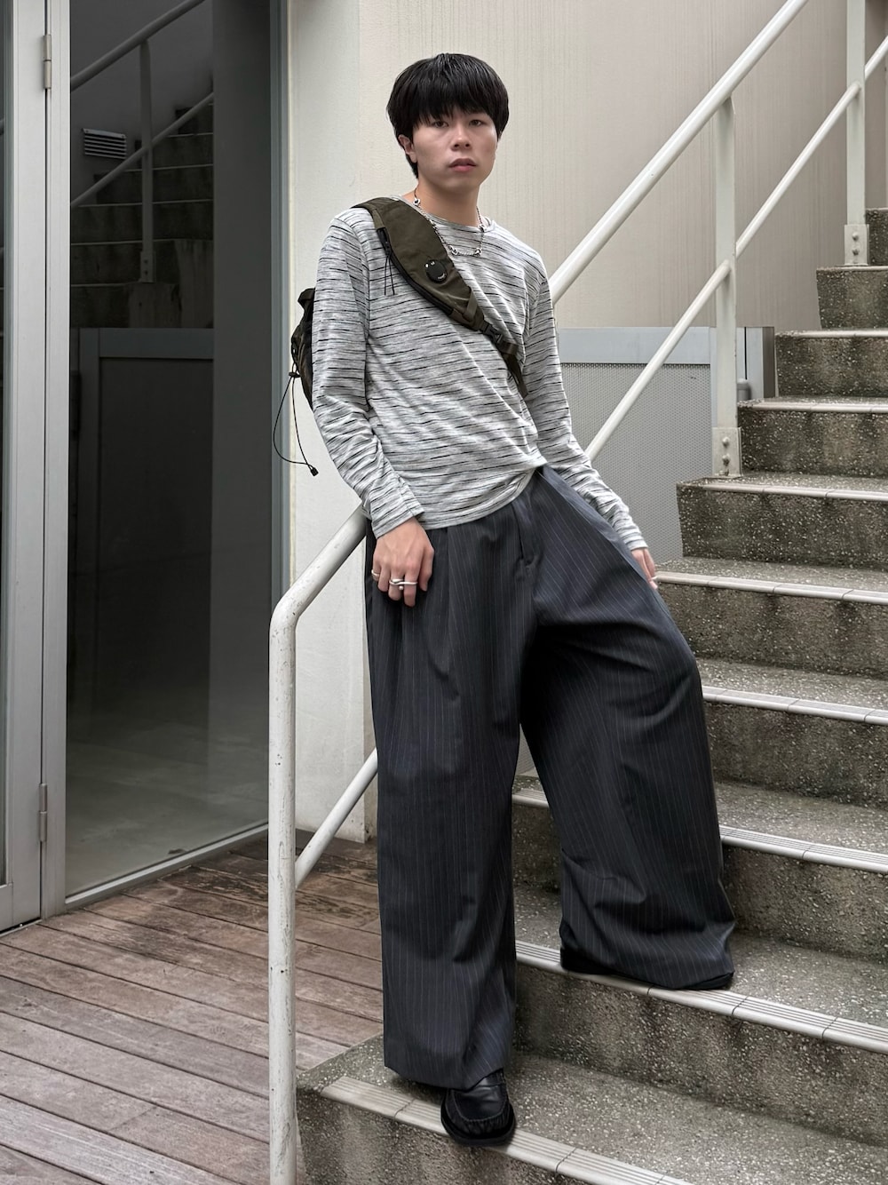 WEAR 日本男裝實穿,展示後背包的另一組搭配