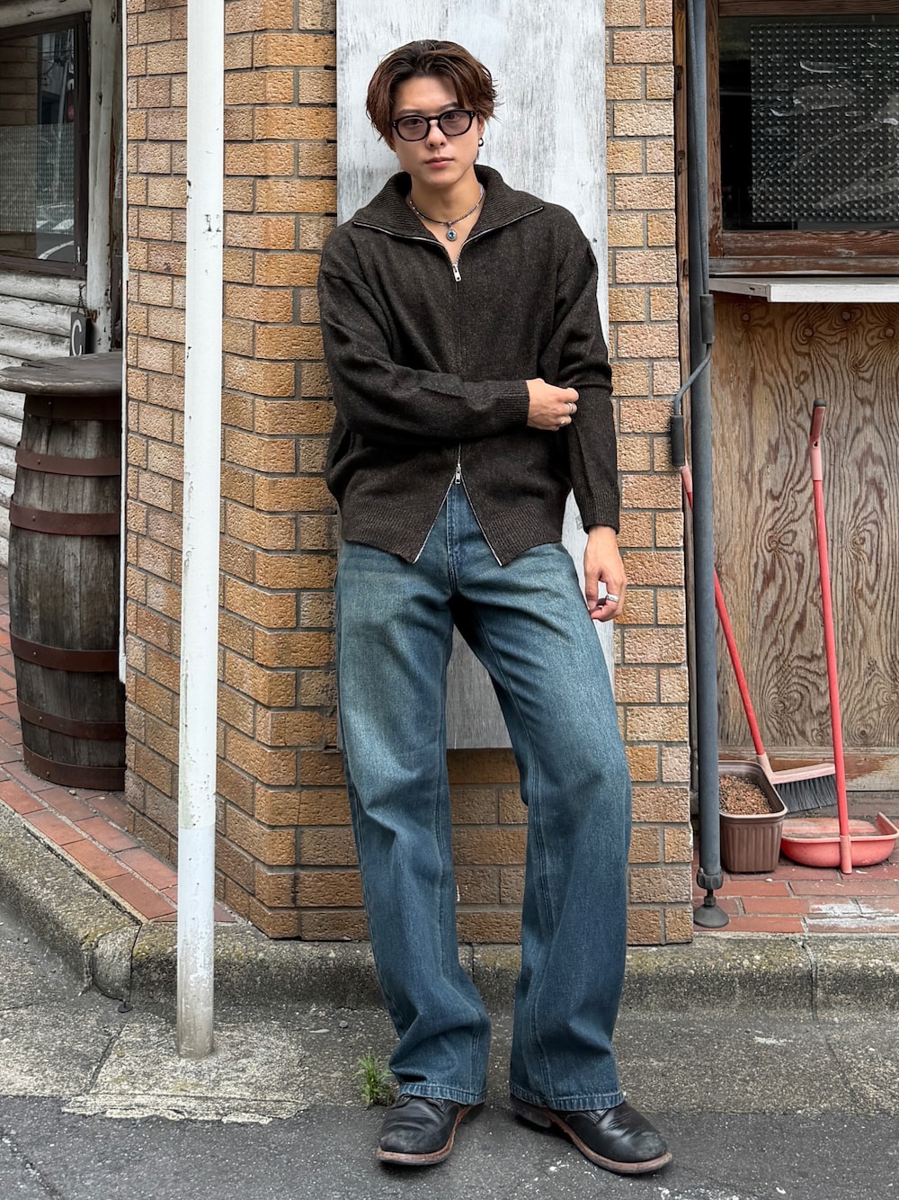 WEAR 日本男裝實穿,展示太陽眼鏡的另一組搭配