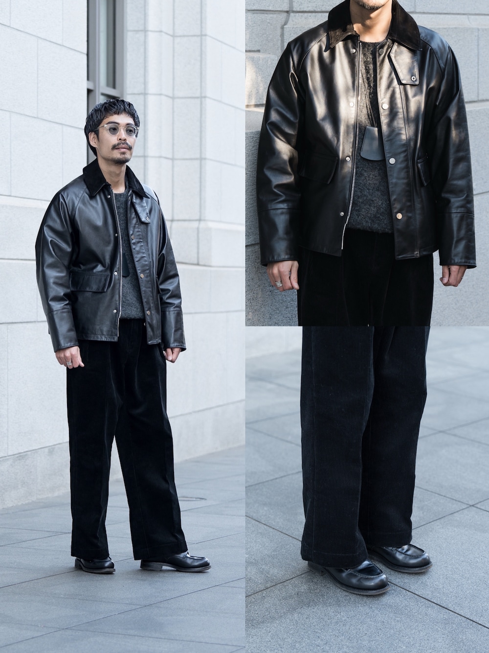 WEAR 日本男士實穿：仿皮外套與其他單品的實際搭配