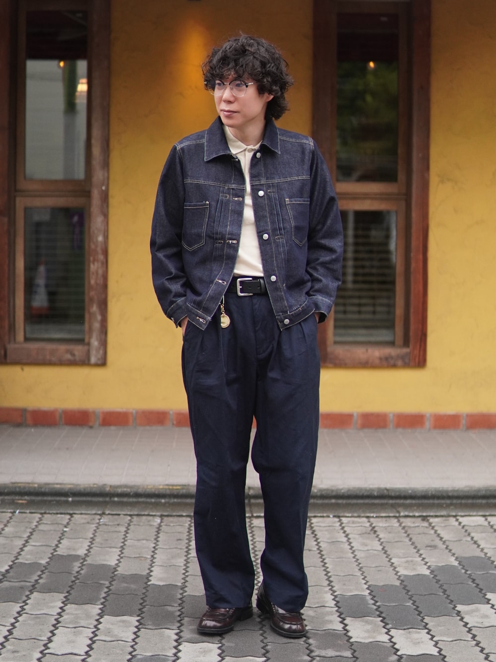WEAR 日本男裝實穿，展示丹寧外套的另一組搭配