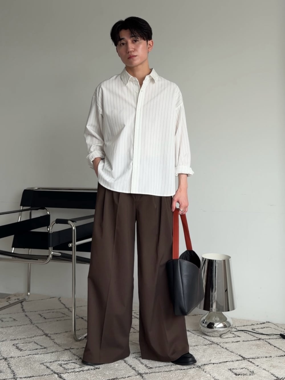 WEAR 日本男裝實穿，展示襯衫的另一組搭配