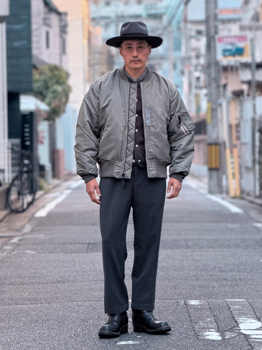 WEAR 日本男士實穿:短版飛行外套與其他單品的實際搭配