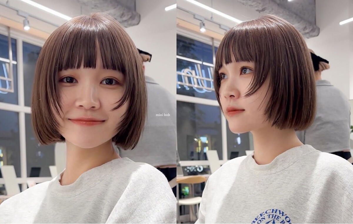 齊切鮑伯搭配臉周羽毛層次