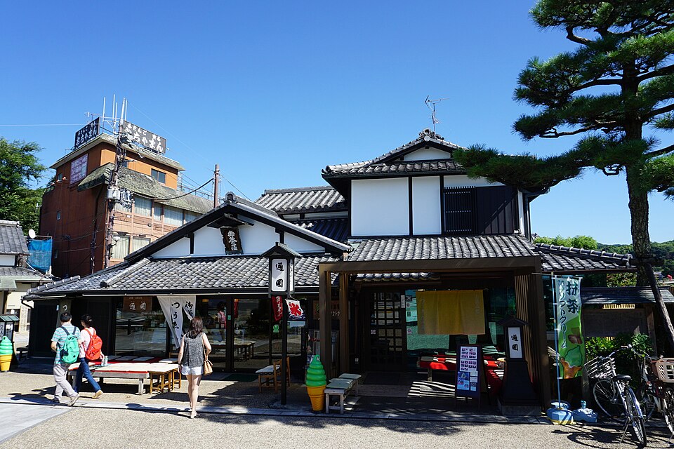 宇治橋旁的通圓茶屋