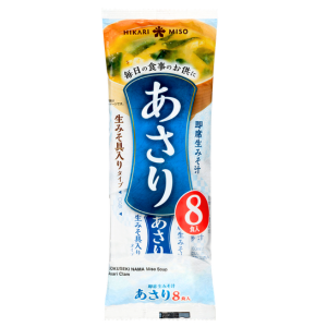 ひかり味噌「即席生みそ汁 あさり 8食」袋裝商品