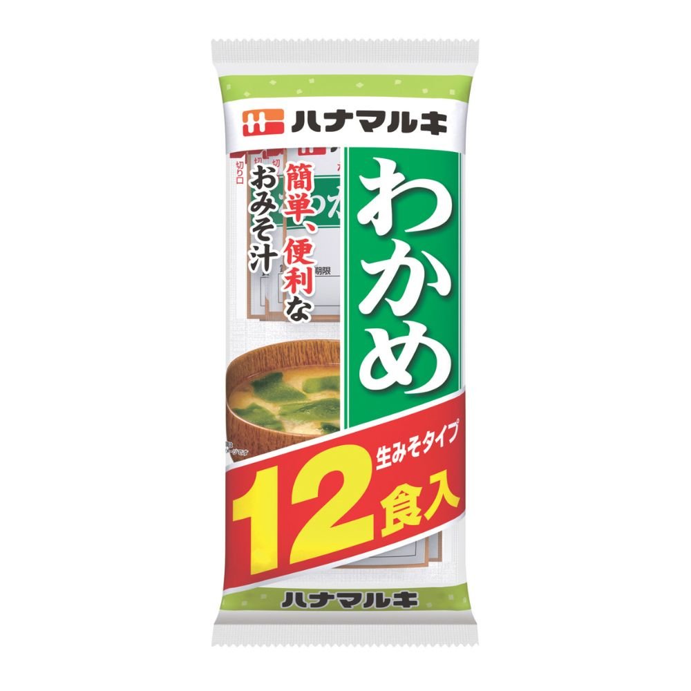 ハナマルキ「即席わかめ汁 12食」商品照片