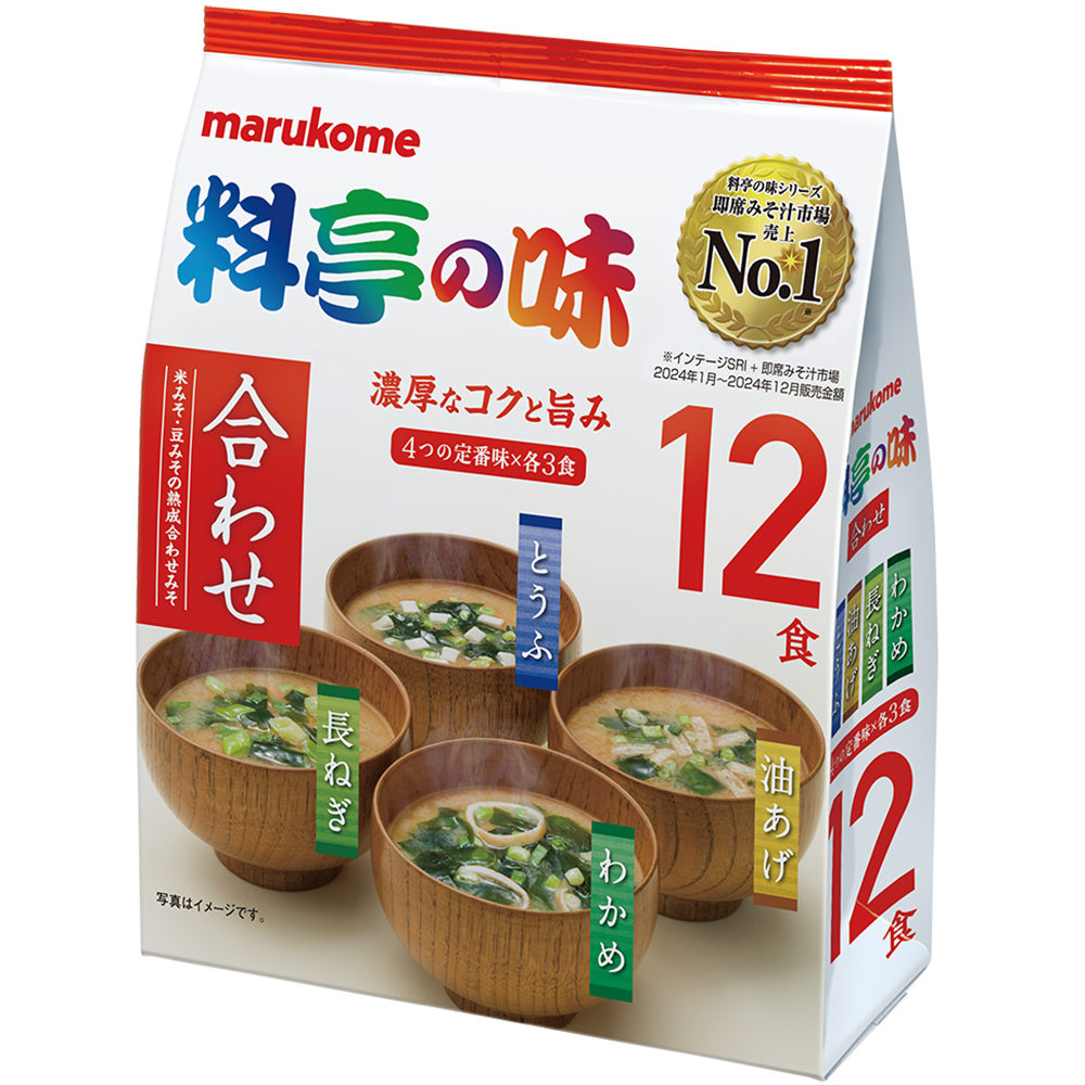 マルコメ「料亭の味みそ汁 12食」袋裝商品照片