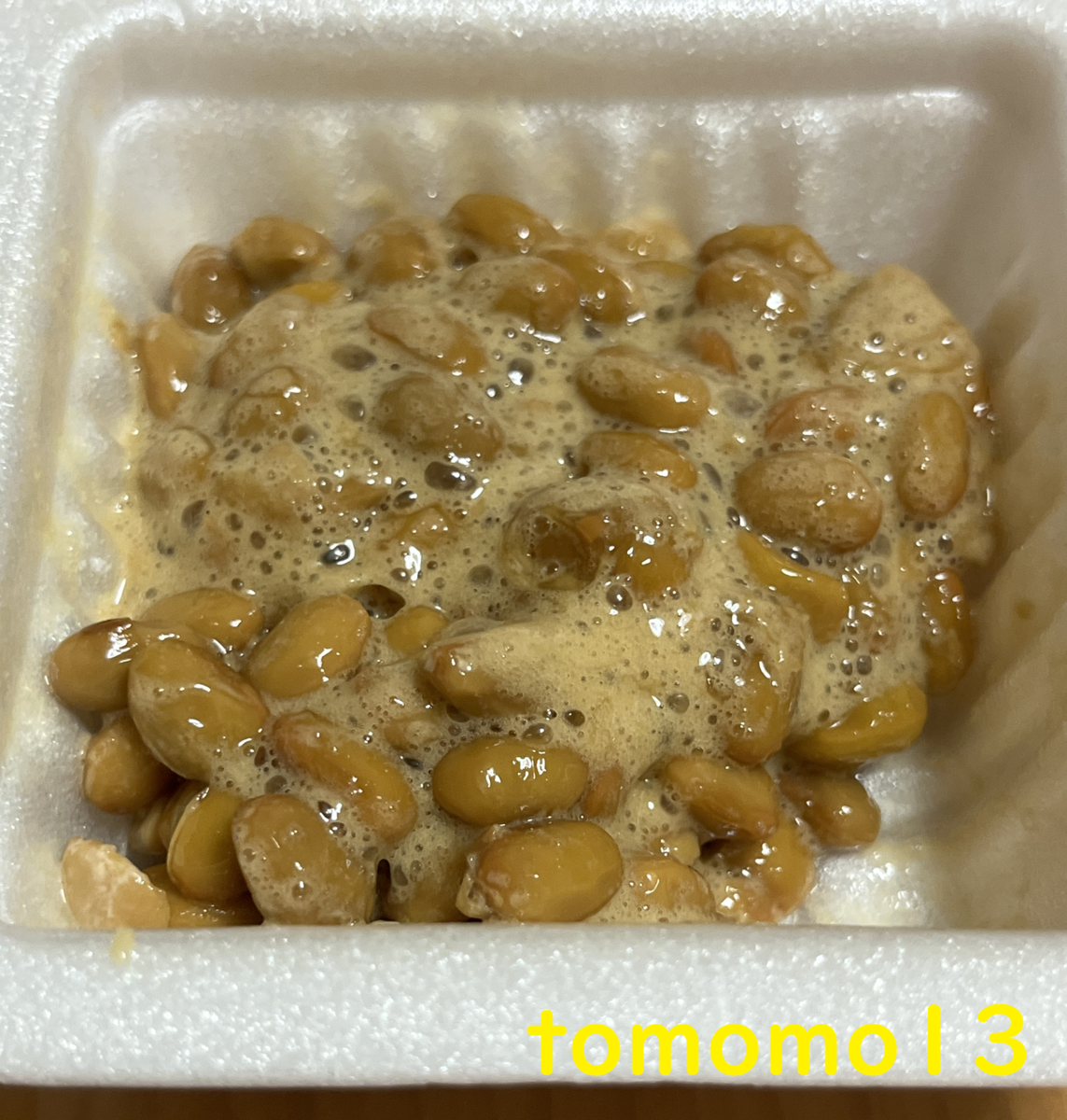 元気納豆九州本仕込み開封後納豆豆粒