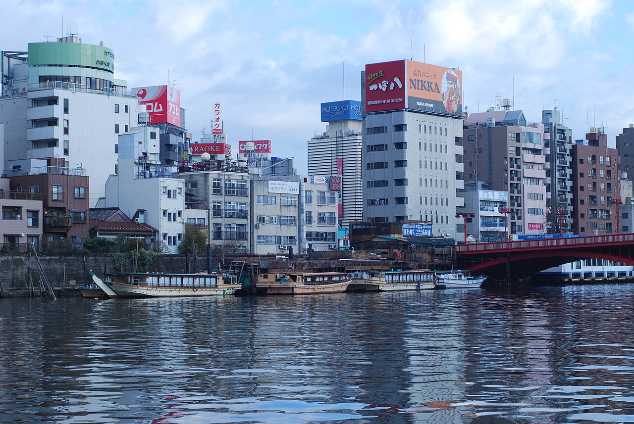淺草隅田川河岸景色