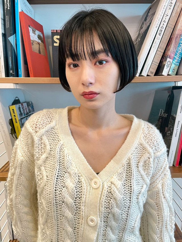 短髮留長途中可設定的迷你鮑伯目標